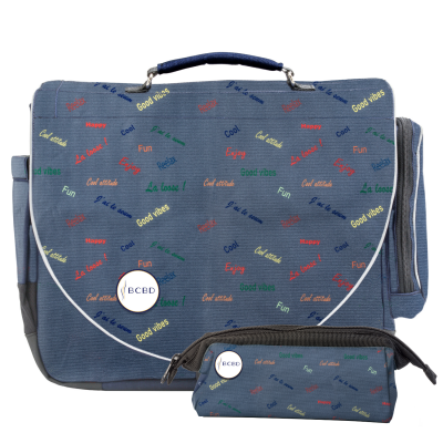 Cartable Cool attitude 35cm avec trousse