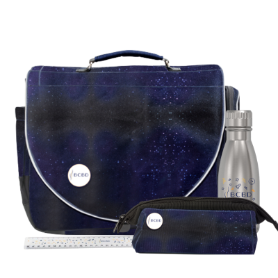 Cartable cosmos 35cm complet
