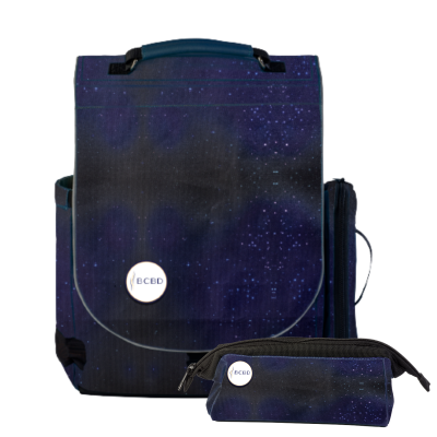 Sac à dos cosmos avec trousse