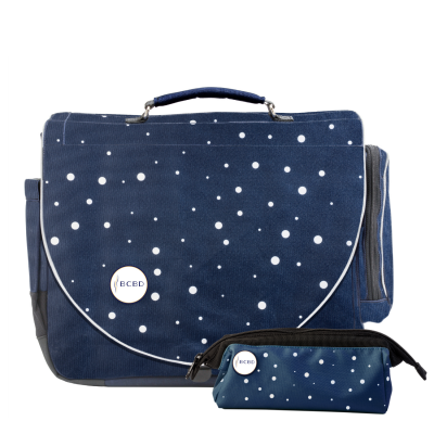 Cartable Mademoiselle 35 cm avec trousse